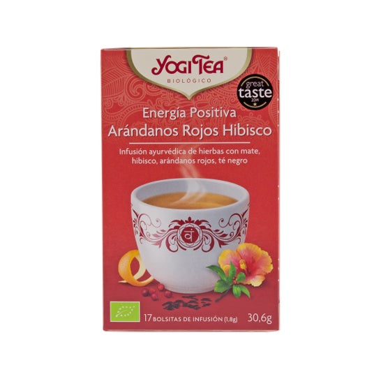 Yogi Tea energia positiva arándanos 17 bolsas
