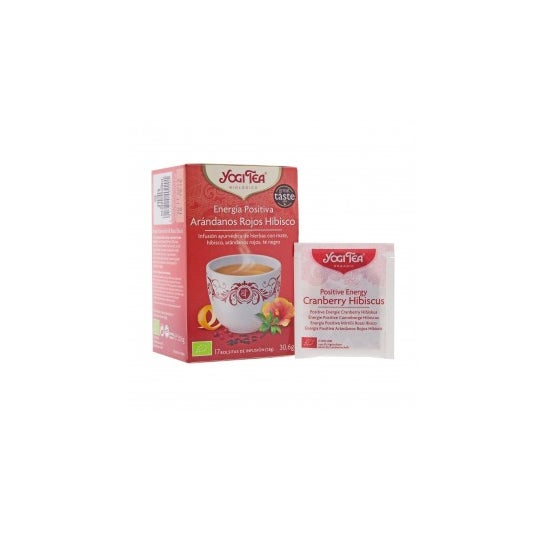 Yogi Tea energia positiva arándanos 17 bolsas