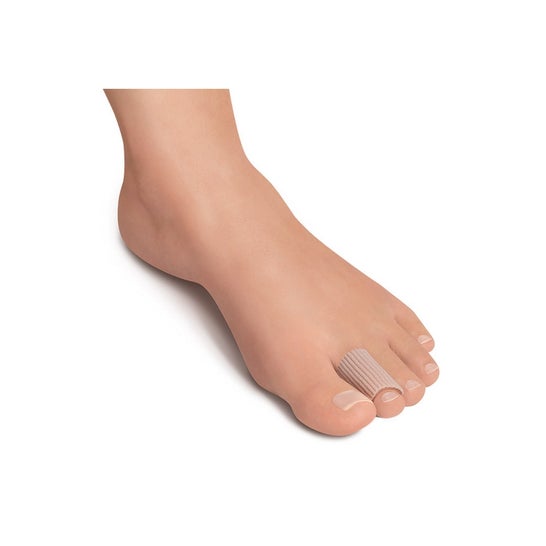 La almohadilla para los pies protege la ortopedia y los dedos