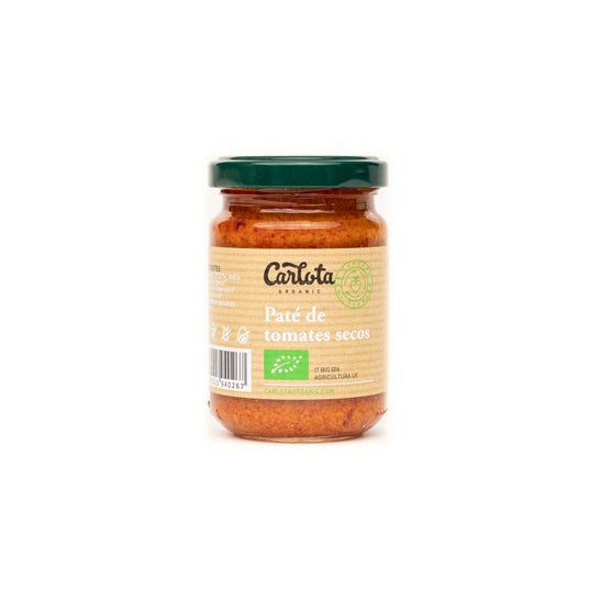 Carlota Biologische Gedroogde Tomaten Pate 140g