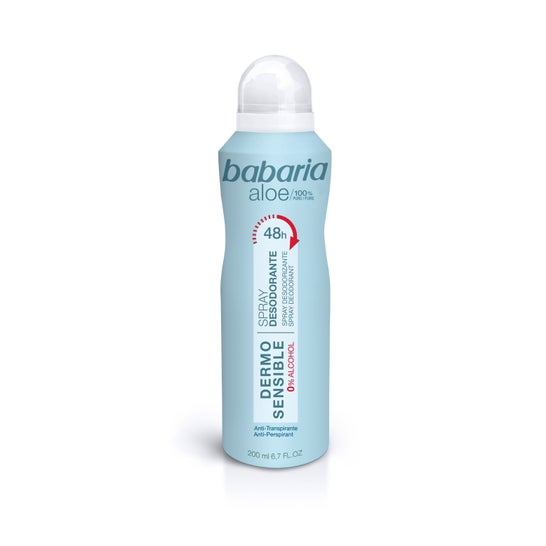 Babaria Aloe Spray Deodorant Dermo Sensitive 200ml Vapo