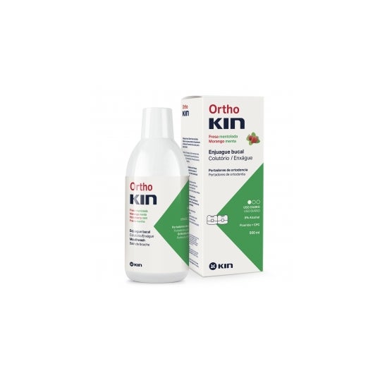 OrthoKin enjuague bucal fresa mentolada 500ml
