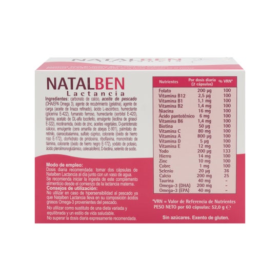 Natalben Lactancia 60caps