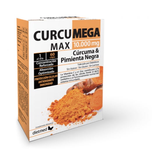 Dieet-kurkuma Complex 10.000 mg 60 capsules