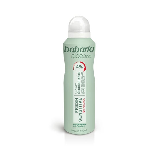 Babaria Aloe Spray fresco Deodorante Sensibile 200ml Vapo