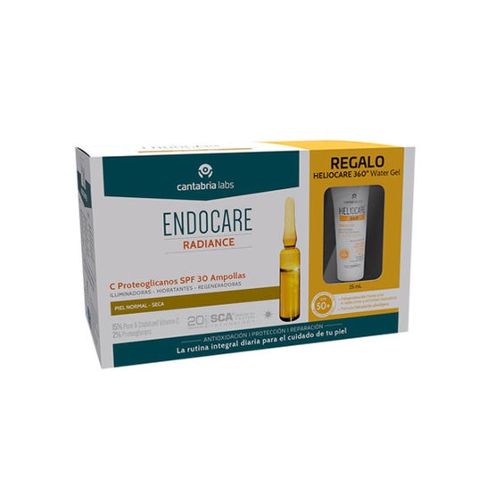 Endocare Radiance C Proteoglicanos Spf30 30amp + Heliocare Gel 15ml