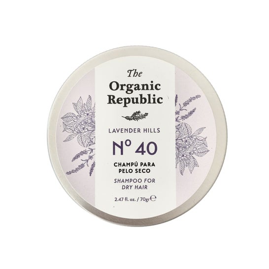 The Organic Republic Solid Shampoo til tørt hår 70g