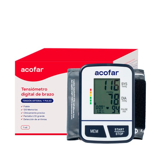 Acofar Tensiómetro Digital de Brazo 1ud