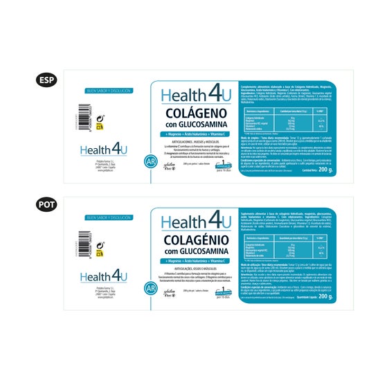 H4U Colágeno + Glucosamina 200g