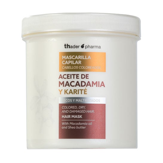 Thader Pharma Mascarilla Cabello Seco Leche De Macadamia y Karite 700 ml