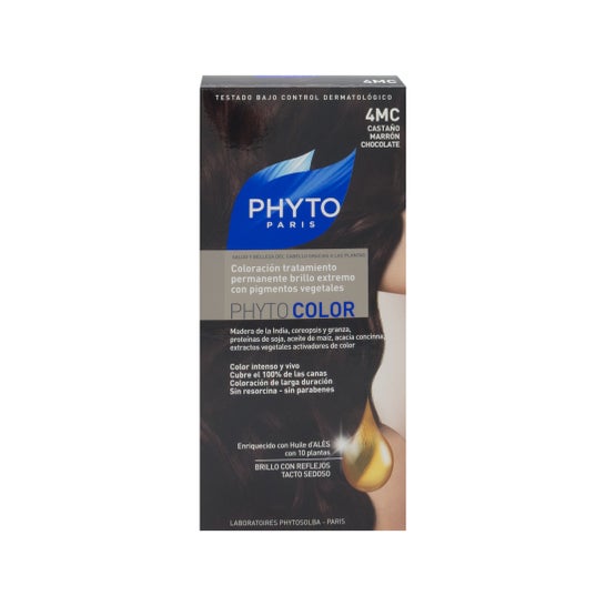 Phyto tinte color 4MC castaño marrón 1ud PromoFarma