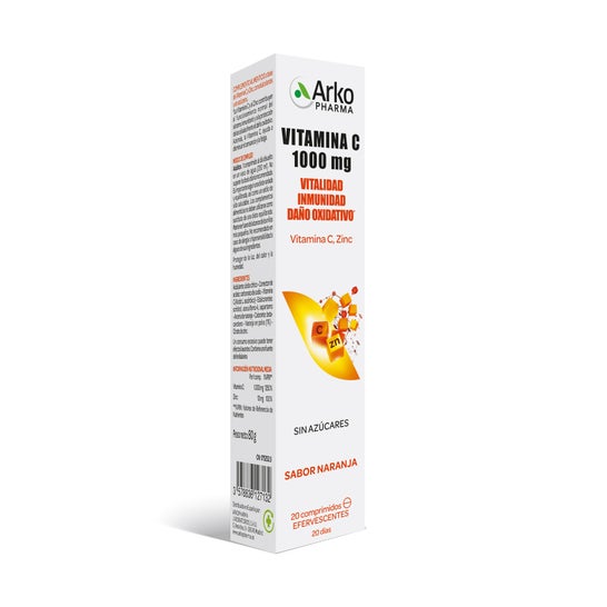 Arkopharma Vitamina C 1000mg Efervescente 20comp