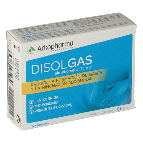 Disolgas 257,5mg 32 caps