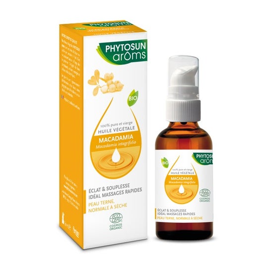 Phytosun Aroms Vgtal Oil Macadamia Organic Bottle 50 Ml