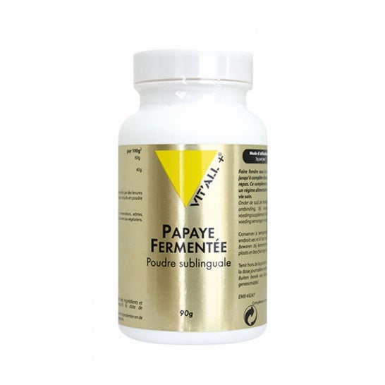 Vit'all+ Papaya fermentada en polvo sublingual 90g