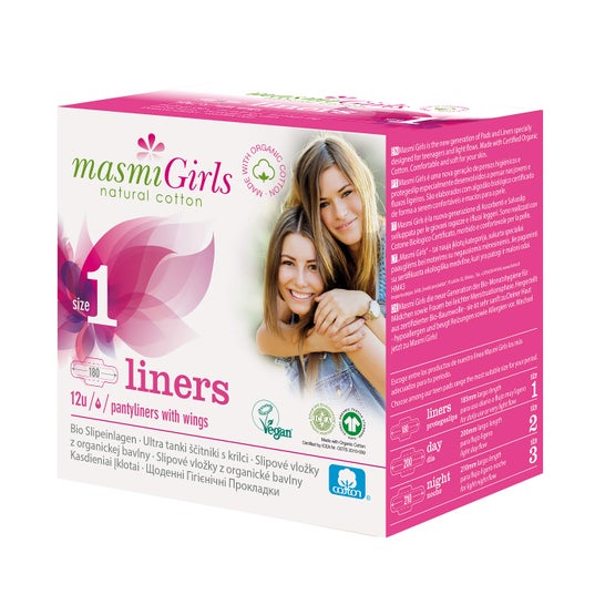 Masmi Ultra-thin panty liners with wings 12 pcs