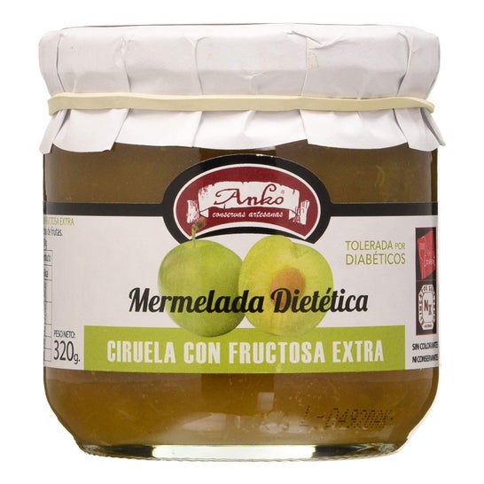 Anko Marmellata Dietetica Extra Plum con Fruttosio 330g
