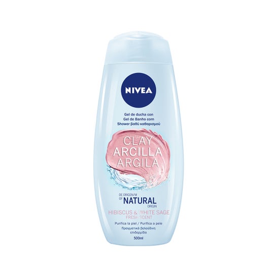 Nivea Shower Gel Clay Hibiscus and White Sage 500ml