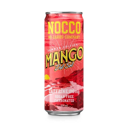 Nocco Bebida Energética Mango del Sol con Bcaa 330ml
