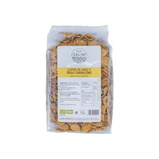 Eco-Salim Corn Flakes Buckwheat Wheat 250g