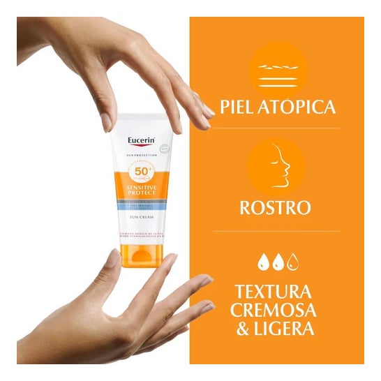 Eucerin Sun Creme Sensitive Protect Spf 50+ Eucerin Sun Creme Sensitive Protect Spf 50+