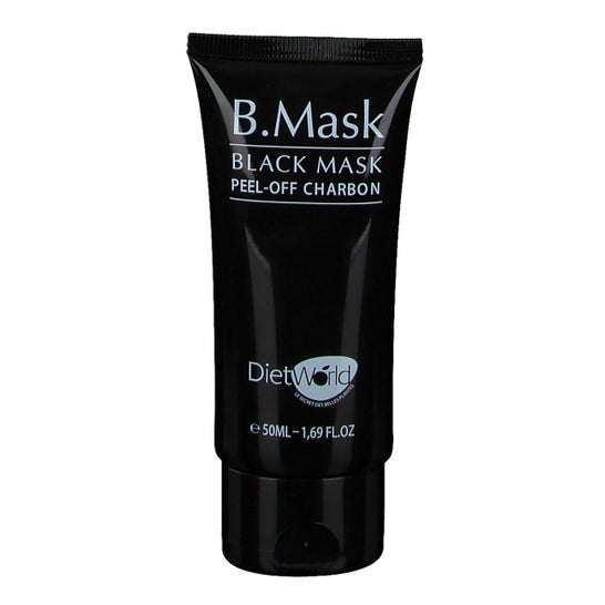 Dietworld B.Mask Máscara Negra Máscara Carbón Vegetal Negro 50Ml