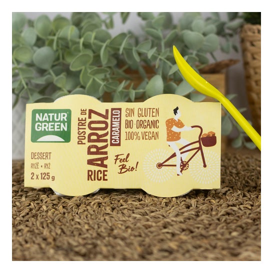 Naturgreen Postre Ecológico de Arroz Con Caramelo (2x125 G)