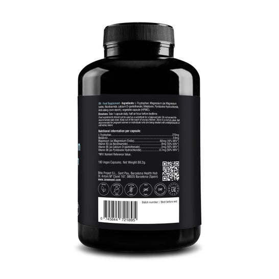 Zenement L-Triptófano Melatonina 180vcaps