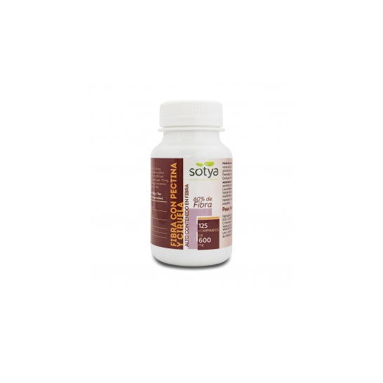 Sotya Fiber with Plum and Pectin 600mg 125comp