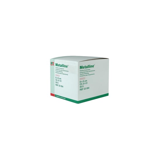 Metalline Compressa Tracheale Sterile 8x9cm 50 Unità