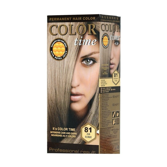 Color Time Ash Blonde Color Gel Dye 81