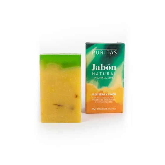 Puritas Natural Soap Aloe Vera Lemon 100g