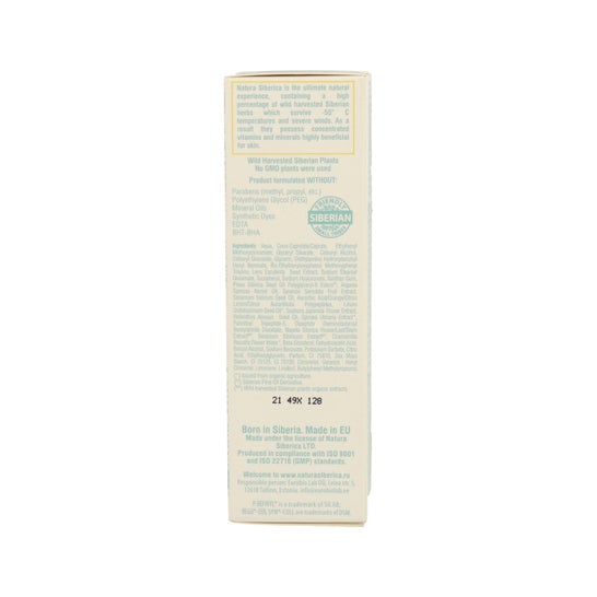 Natura Siberica Crema de Día para Piel Grasa Equilibrio e Hidratación 50 ml