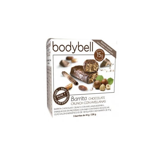 Bodybell Barritas Crunch Avellanas 5 Uni