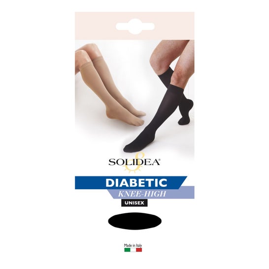 Solidea Diabetic Knee-High Gambaletto 3L Bianco 1 Paio