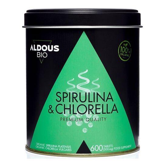 Aldous Bio Espirulina and Chlorella 600comp