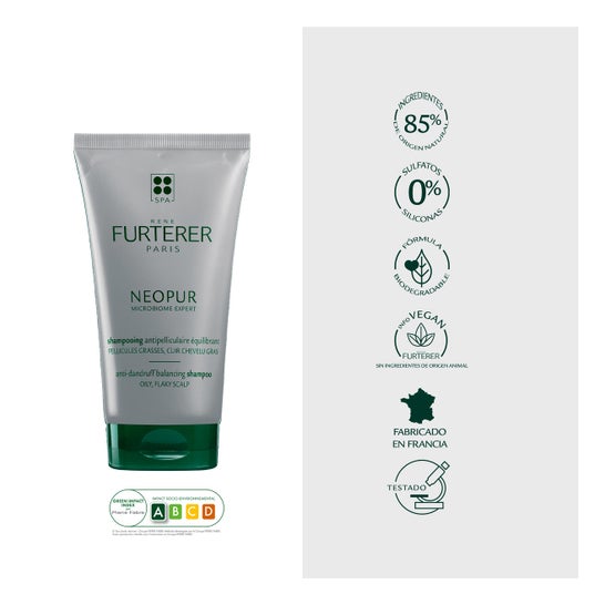 René Furterer Neopur Champú Equilibrante Anticaspa Caspa Grasa 150 ml