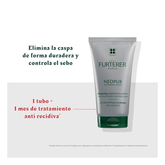 René Furterer Neopur Champú Equilibrante Anticaspa Caspa Grasa 150 ml