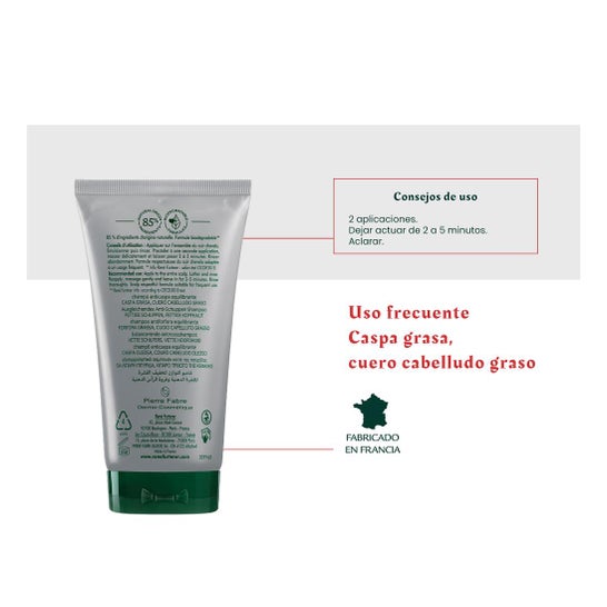 René Furterer Neopur Champú Equilibrante Anticaspa Caspa Grasa 150 ml