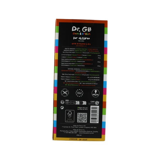 Hifas da Terra Dr. GB Jarabe Infantil Vegano 250ml