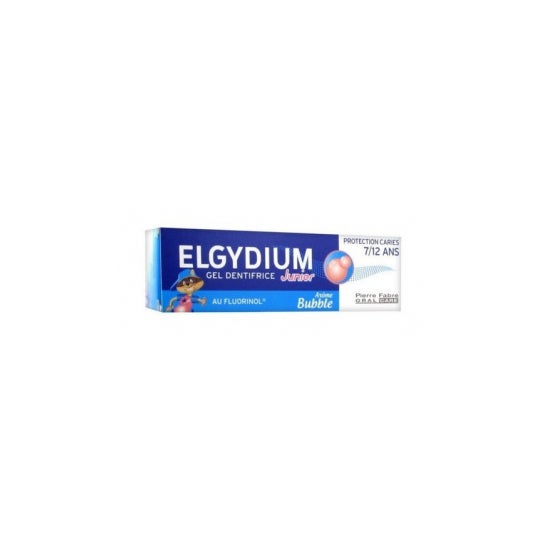 Elgydium Junior Tandpasta Gel 7 til 12 år Bubble 50ml