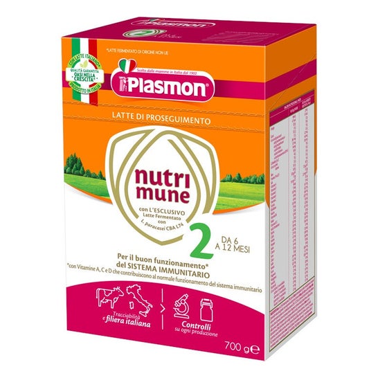 Plasmon Nutri Mune 2 Latte di Proseguimento 700g