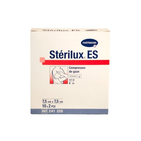 Sterilux Es Compresa Estéril Gasa 7,5x7,5cm 2x10uds