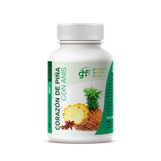 GHF Heart of Pineapple 600mg 100 chewable tablets