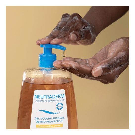 Neutraderm Gel Doccia Surgras Dermo-protettore 1 litro Pompa Bottiglia da 1 litro