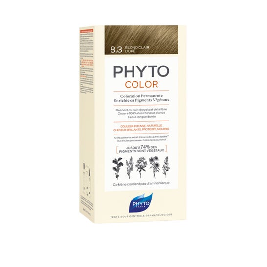 Phyto Color Kit Coloración 8.3 Rubio Claro Dorado