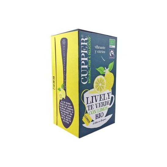 Cupper tè verde limone Inf Bio 20 unità