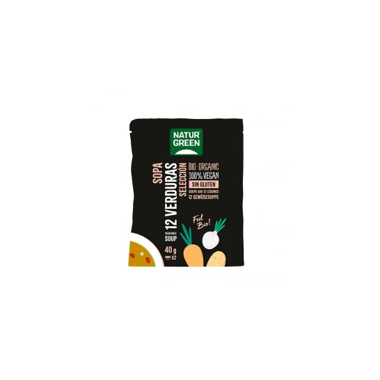 Naturgreen Sopa Ecológica Selección de 12 Verduras 40 g