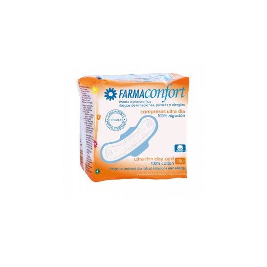 Farmaconfort Compresas de Día 100% Algodón 10uds