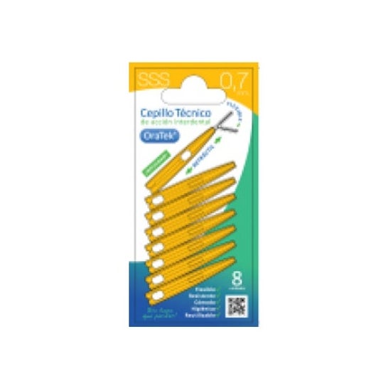 Oratek Cepillo Interdental Retractil 0,7 Mm Blister 8 Unidades ORATEK,